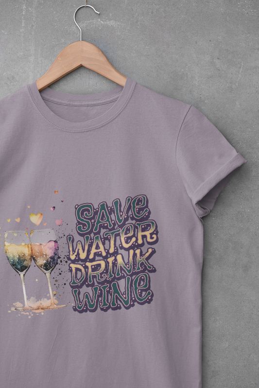 Save Water Drink Wine Unisex T-Shirt