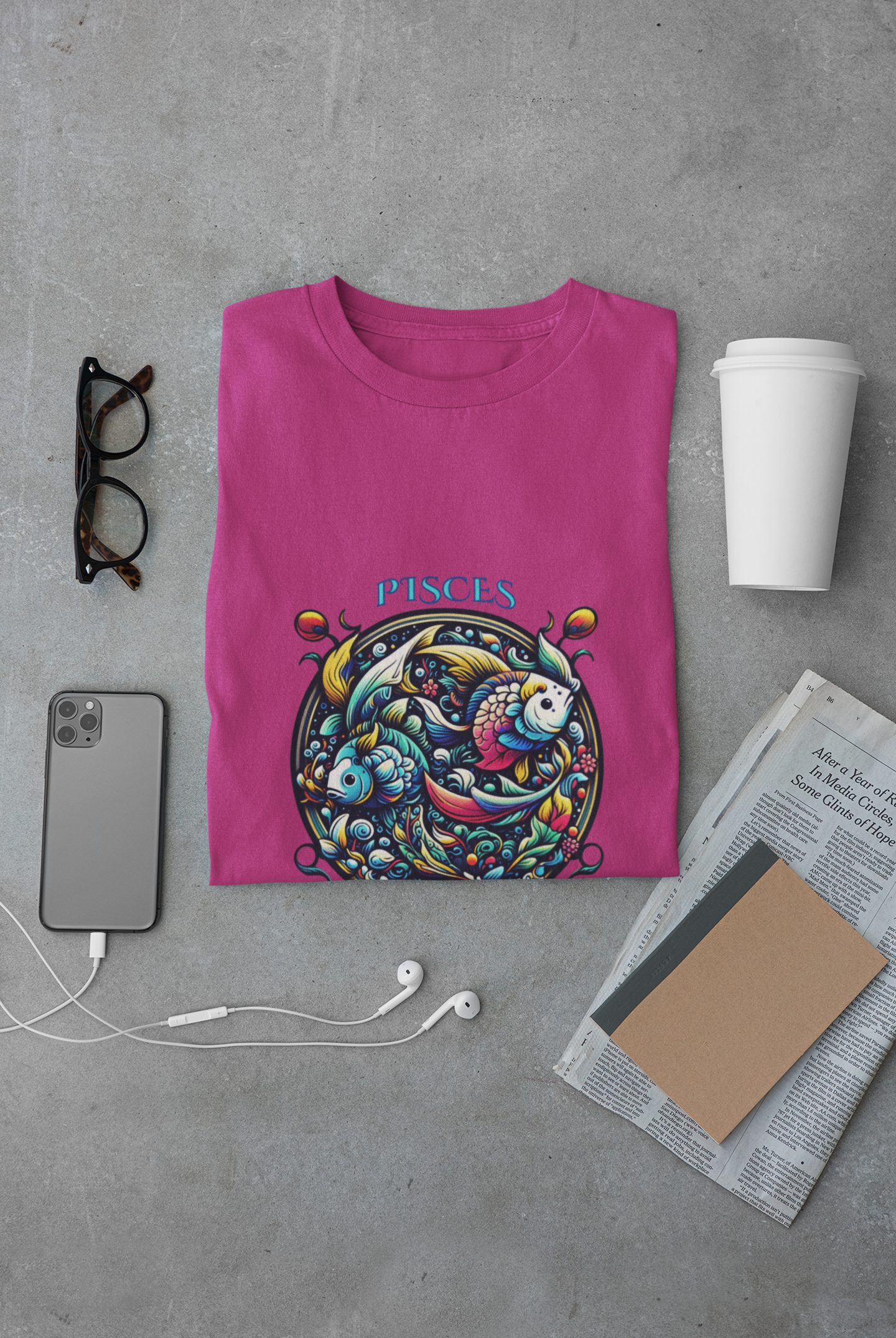 Pisces Zodiac Unisex T-Shirt