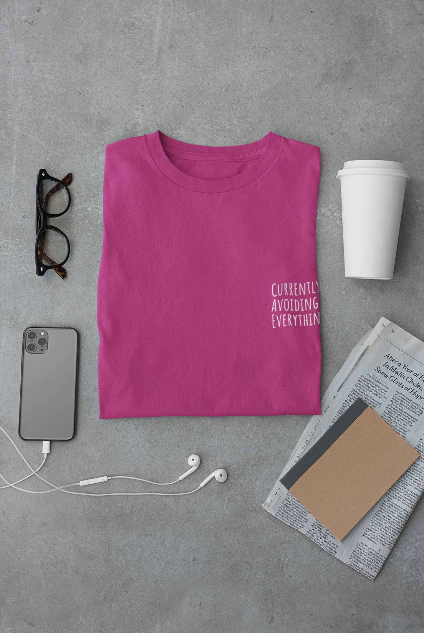 Currently Avoiding Everything Unisex T-Shirt