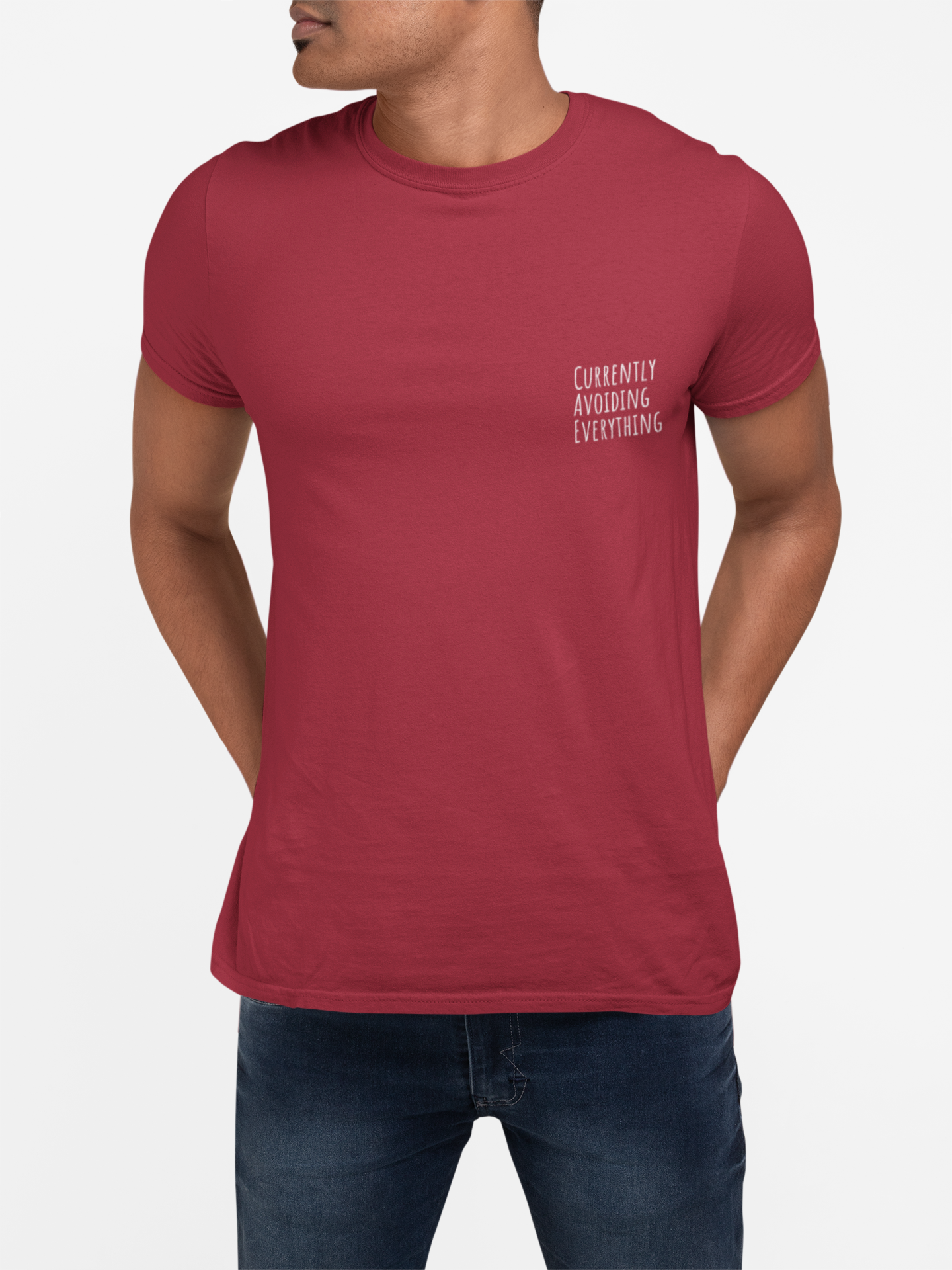 Currently Avoiding Everything Unisex T-Shirt
