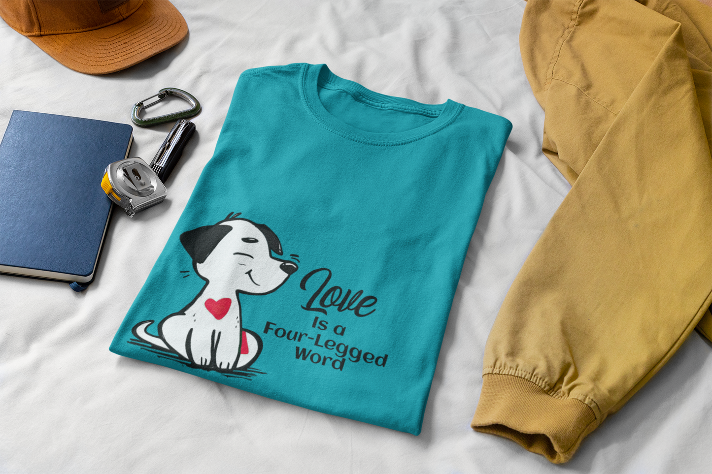 Love is a Four-Legged Word Unisex T-Shirt