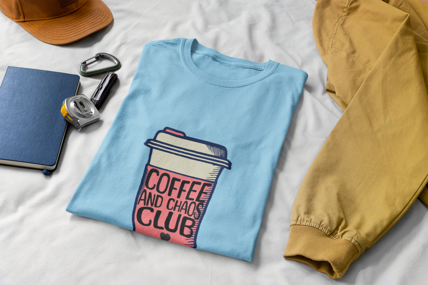 Coffee and Chaos Club Unisex T-Shirt
