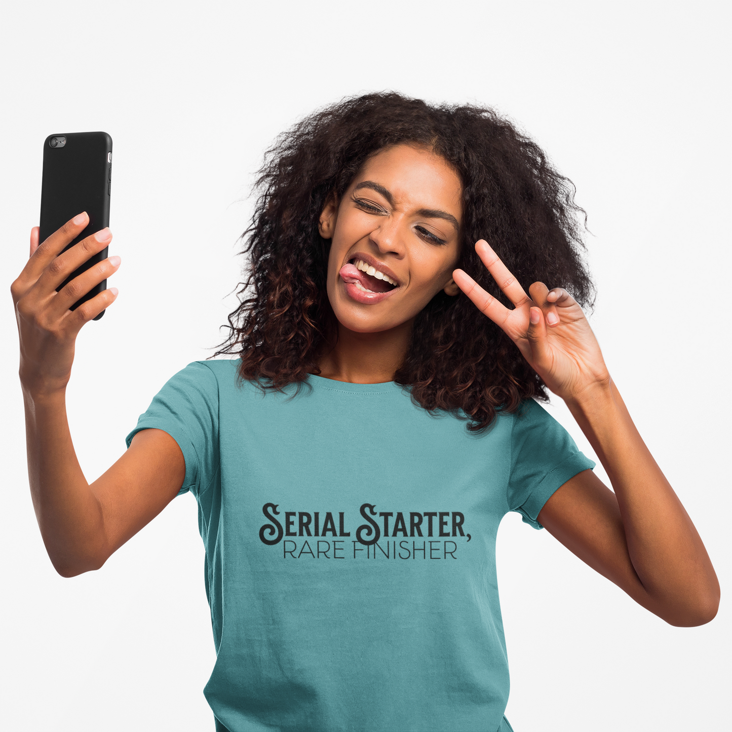 Serial Starter, Rare Finisher Unisex Graphic T-Shirt