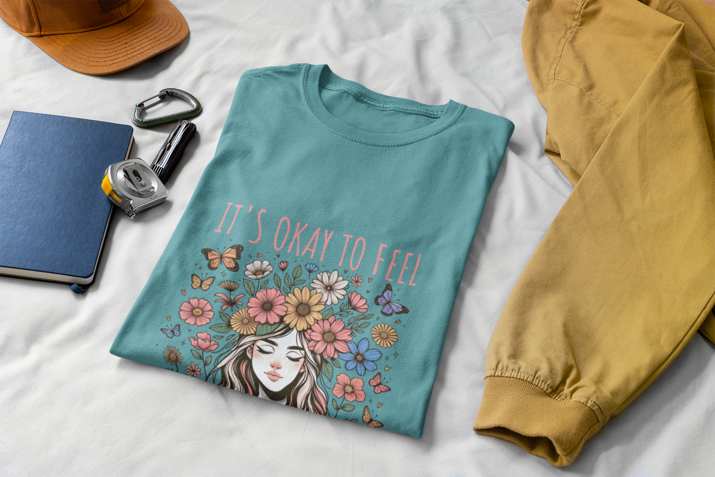 It's Okay to Feel All the Feels Unisex Graphic T-Shirt