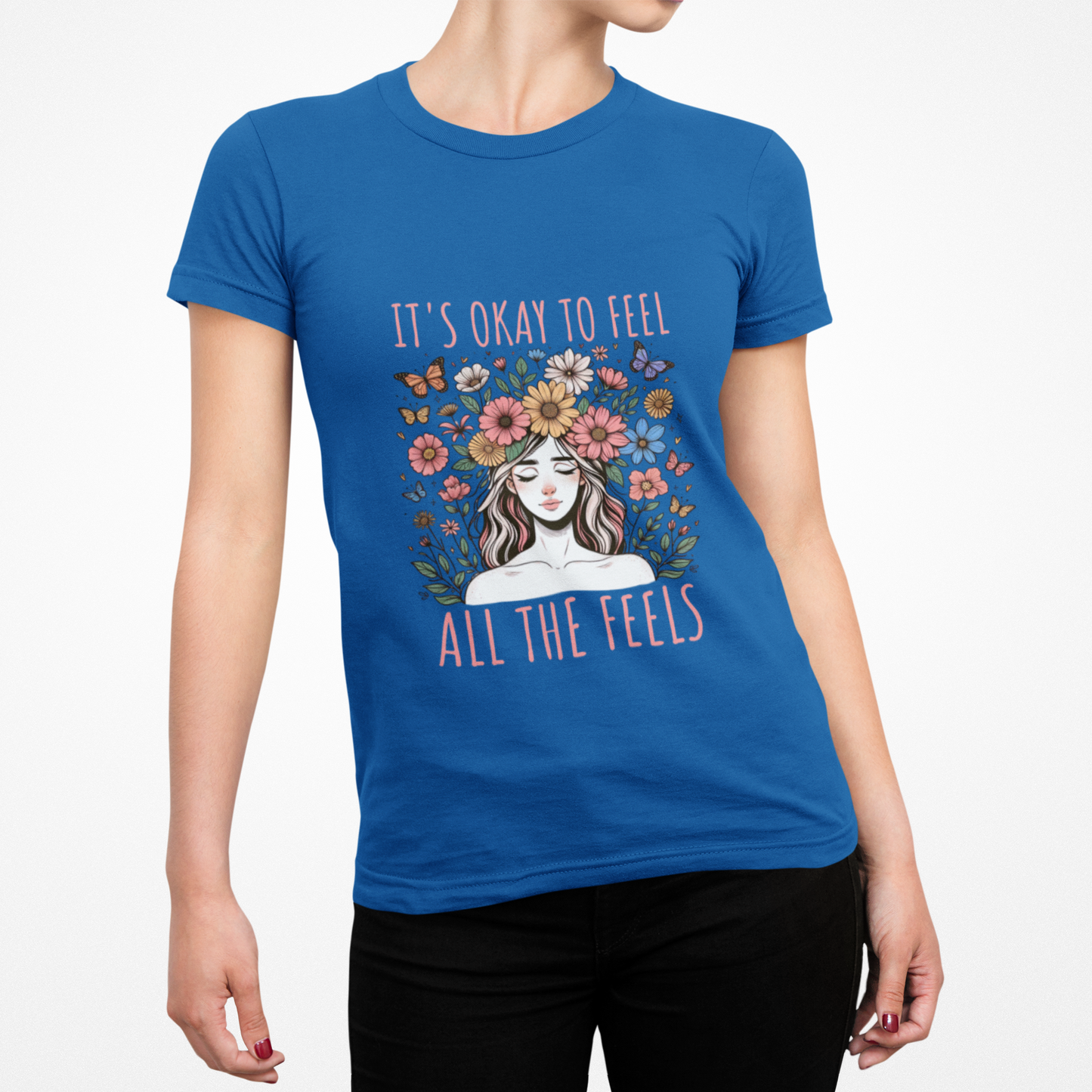 It's Okay to Feel All the Feels Unisex Graphic T-Shirt