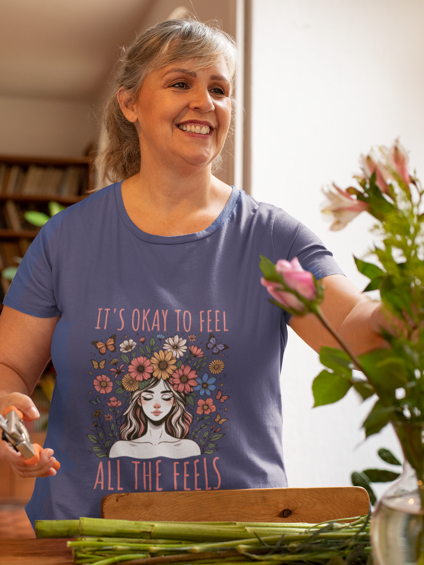 It's Okay to Feel All the Feels Unisex Graphic T-Shirt