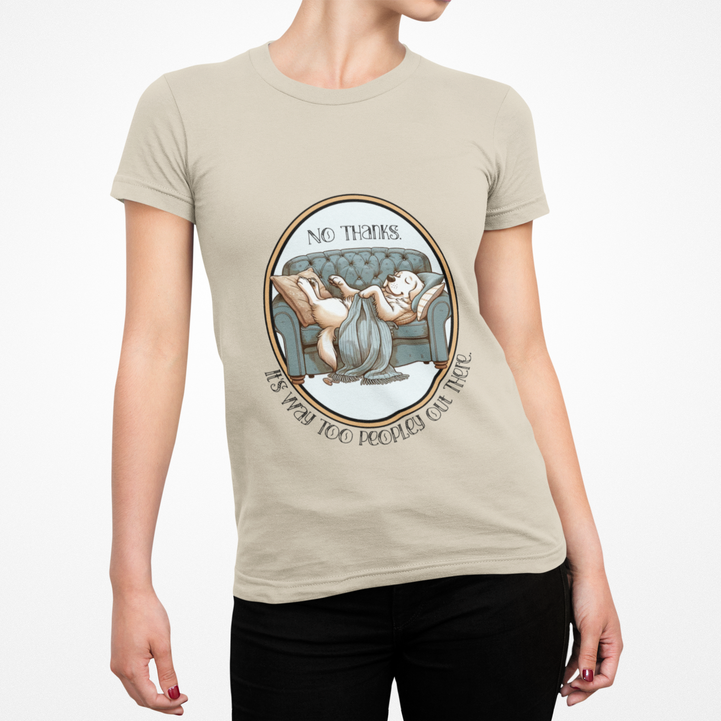 Way Too Peopley Out There Unisex Graphic T-Shirt