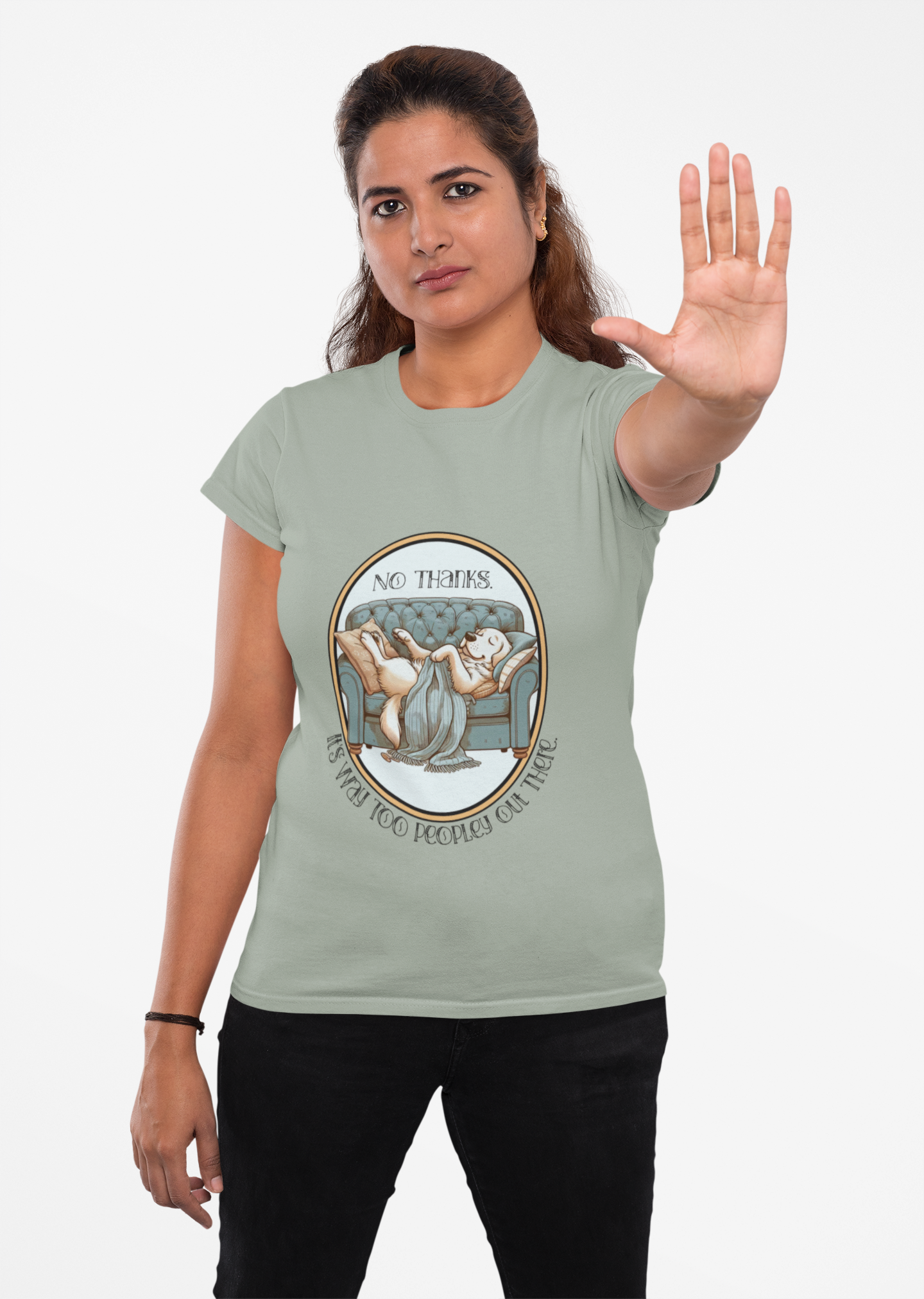 Way Too Peopley Out There Unisex Graphic T-Shirt