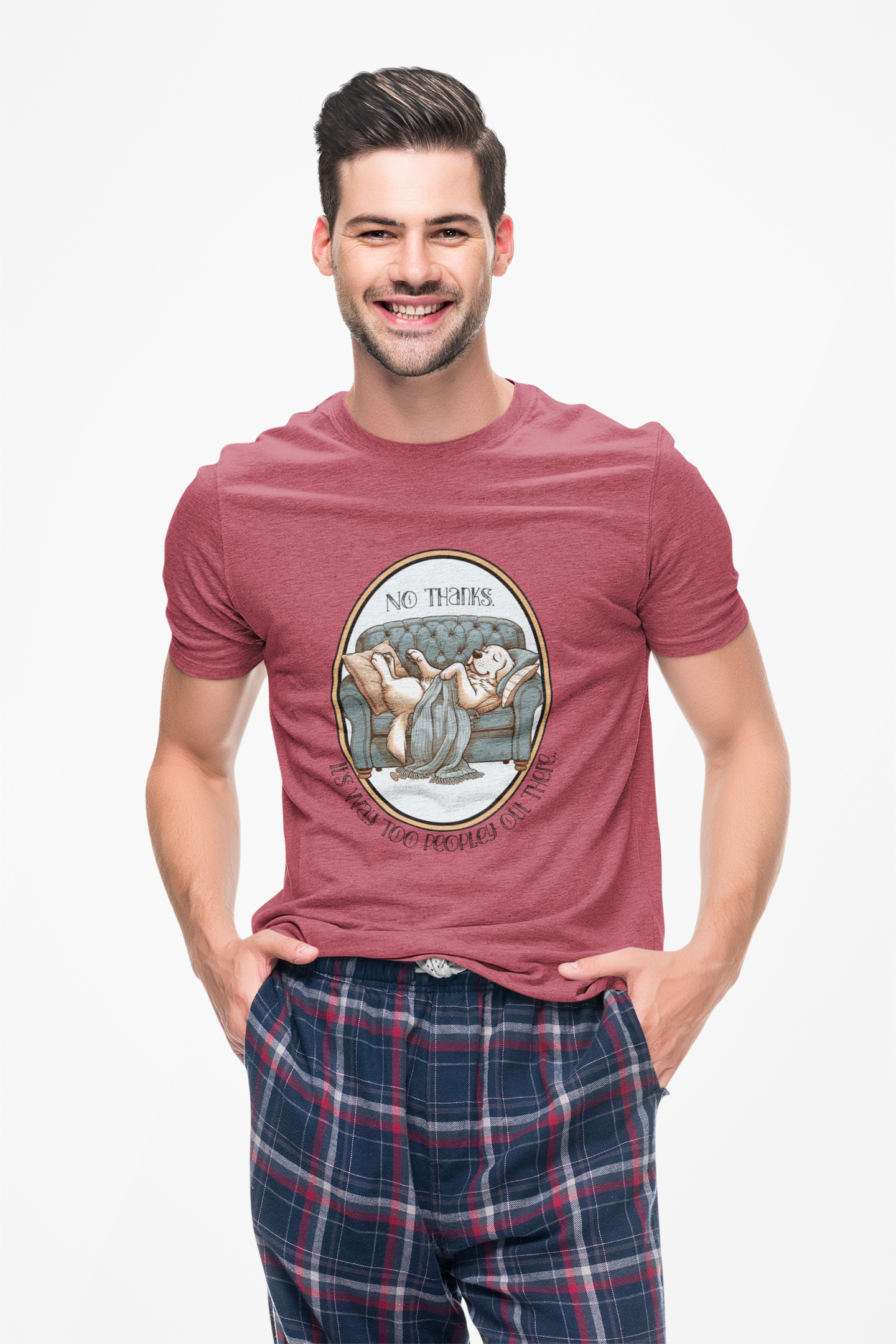 Way Too Peopley Out There Unisex Graphic T-Shirt
