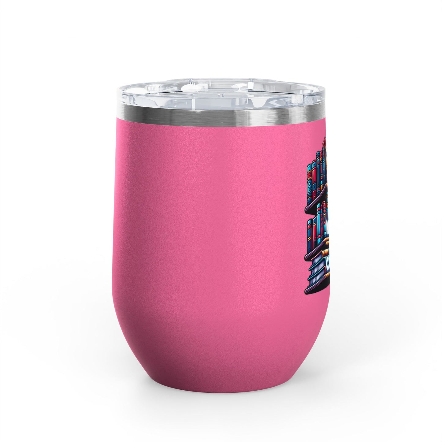 No Shelf Control 12oz Insulated Wine Tumbler