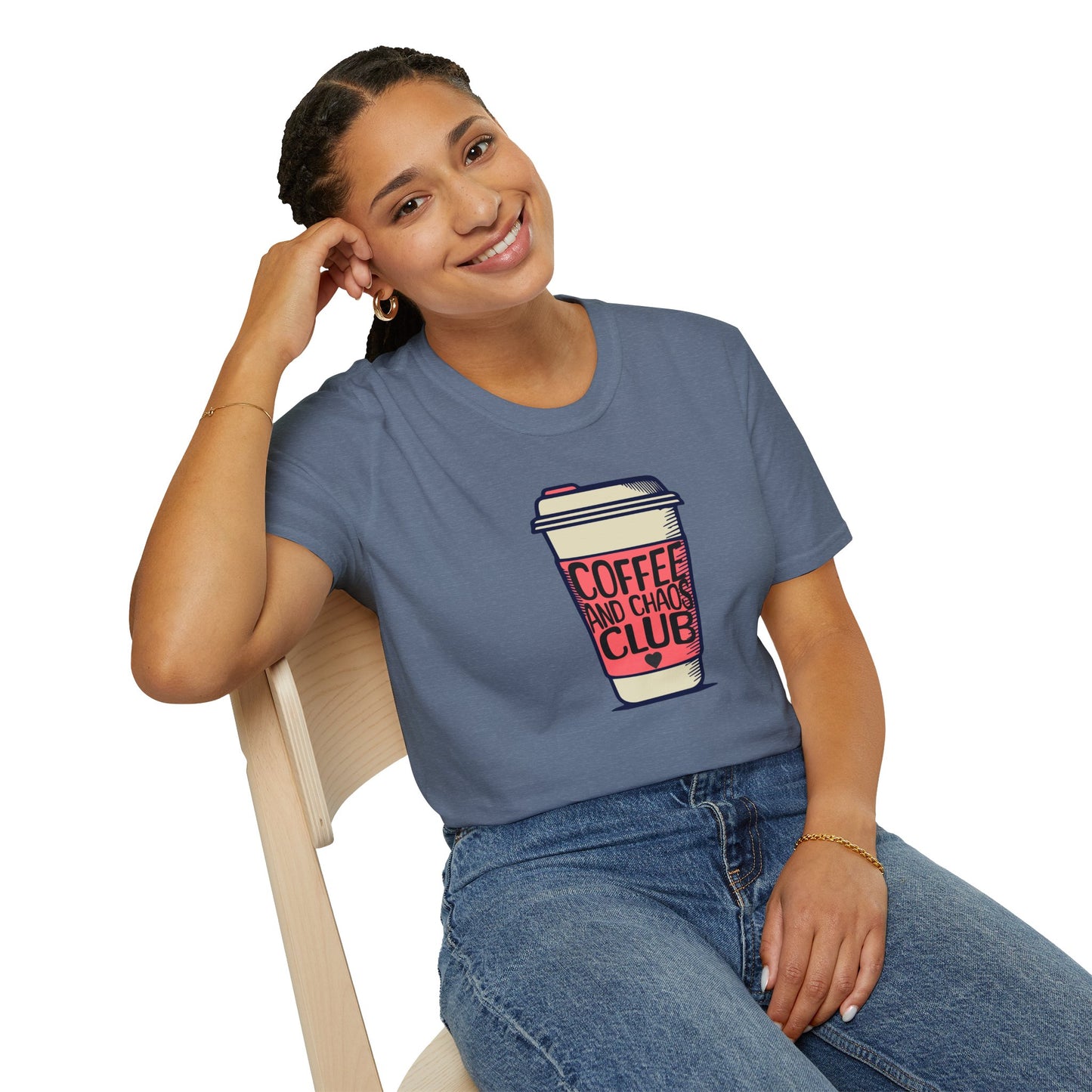 Coffee and Chaos Club Unisex T-Shirt