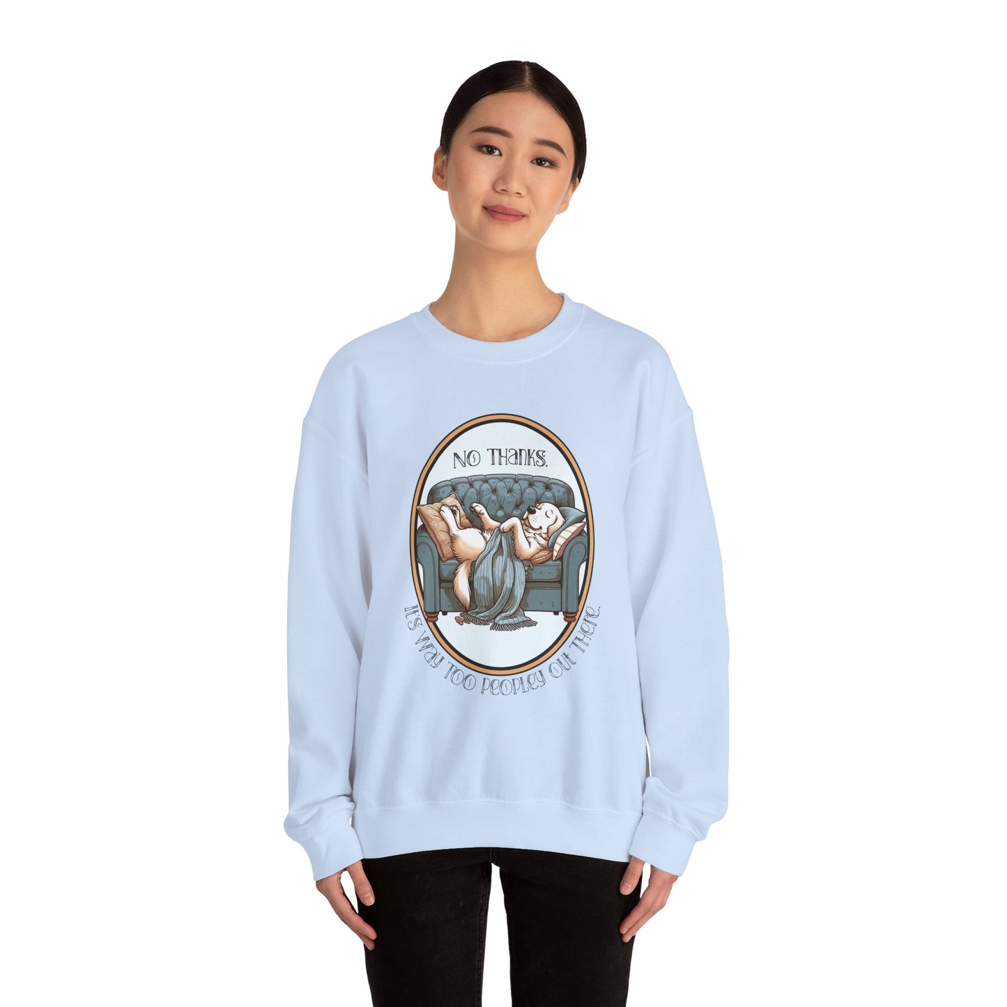 No Thanks Unisex Crewneck Sweatshirt