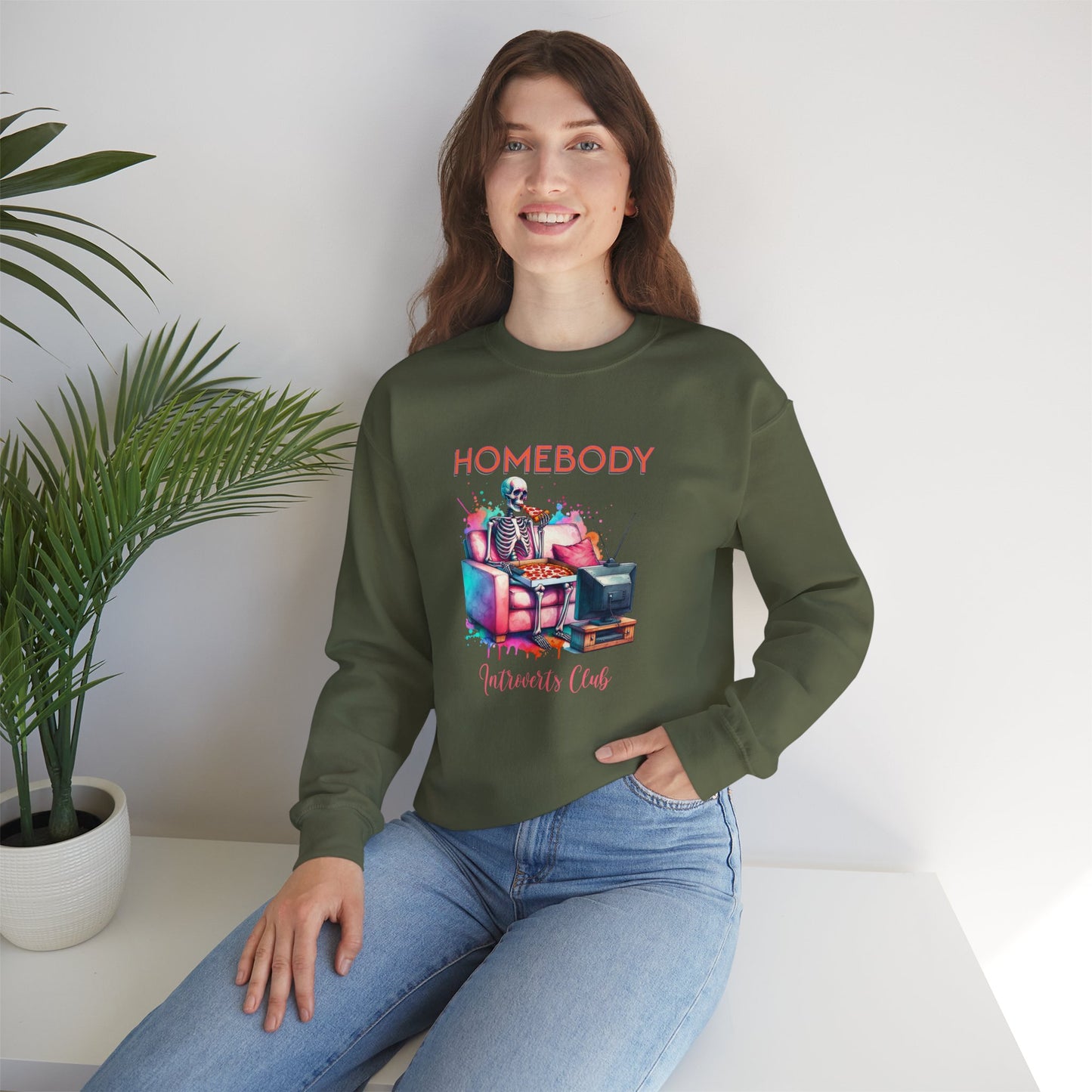 Homebody Unisex Crewneck Sweatshirt