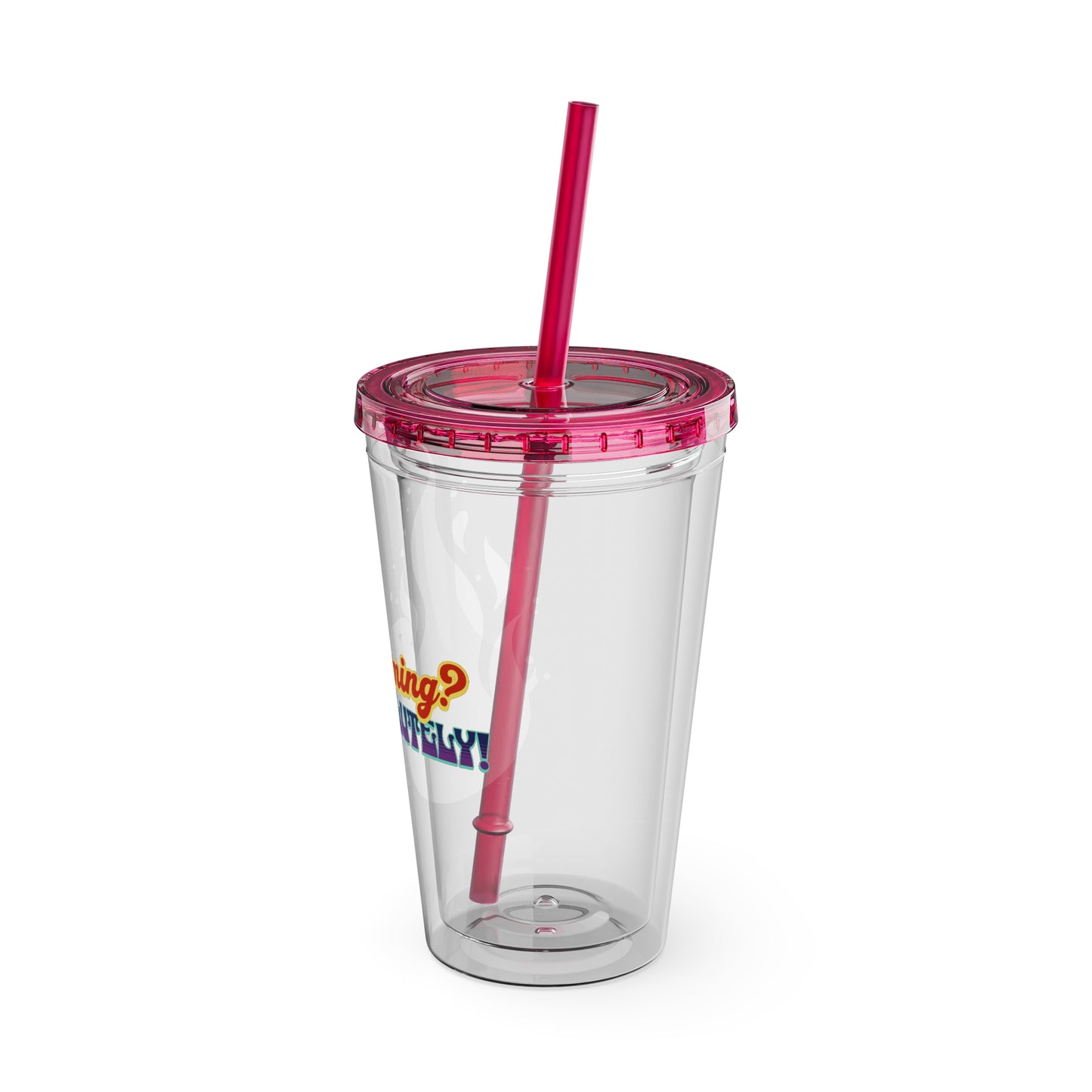 Flaming Pride 16oz Insulated Tumbler with Straw
