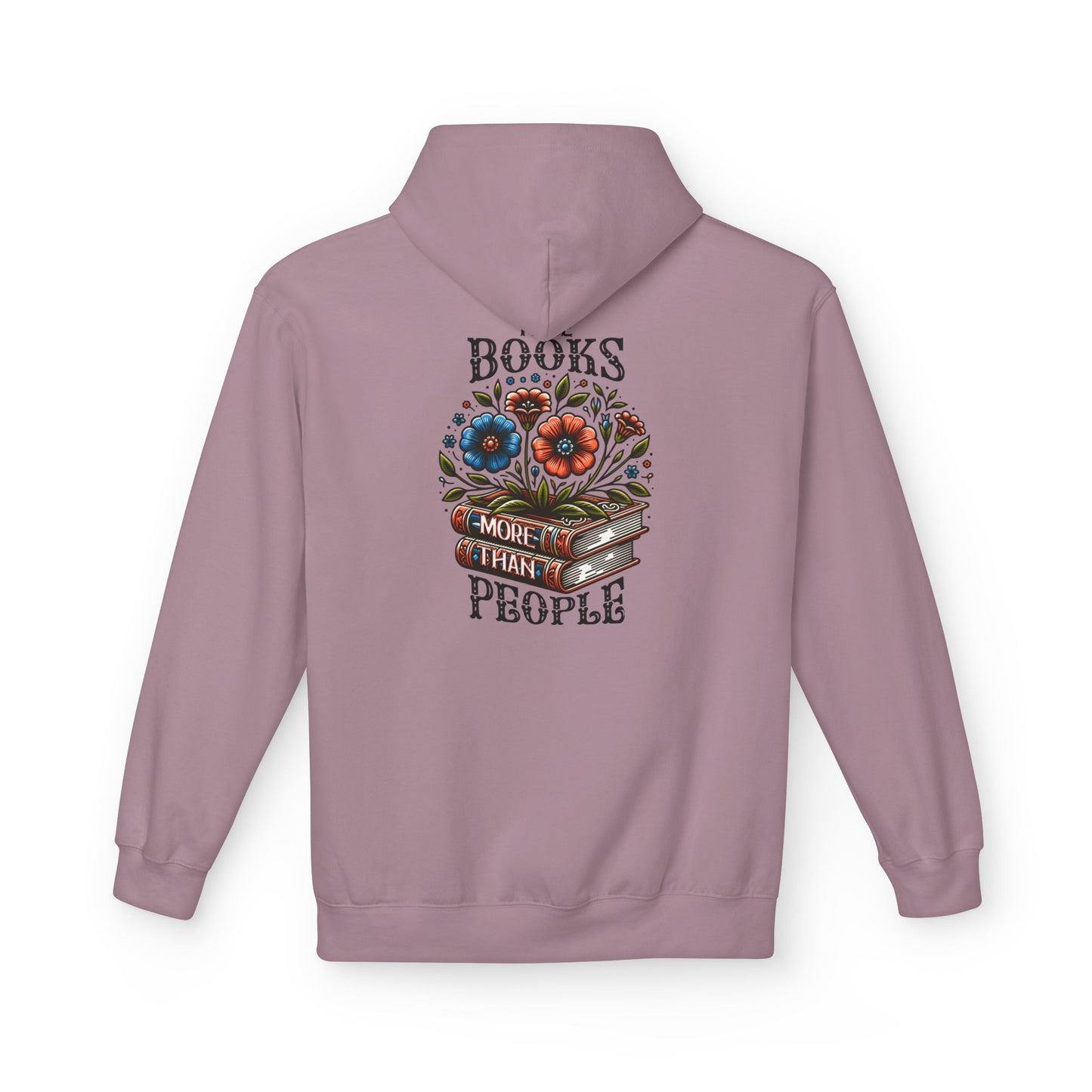 Books More Than People Unisex Hooded Sweatshirt