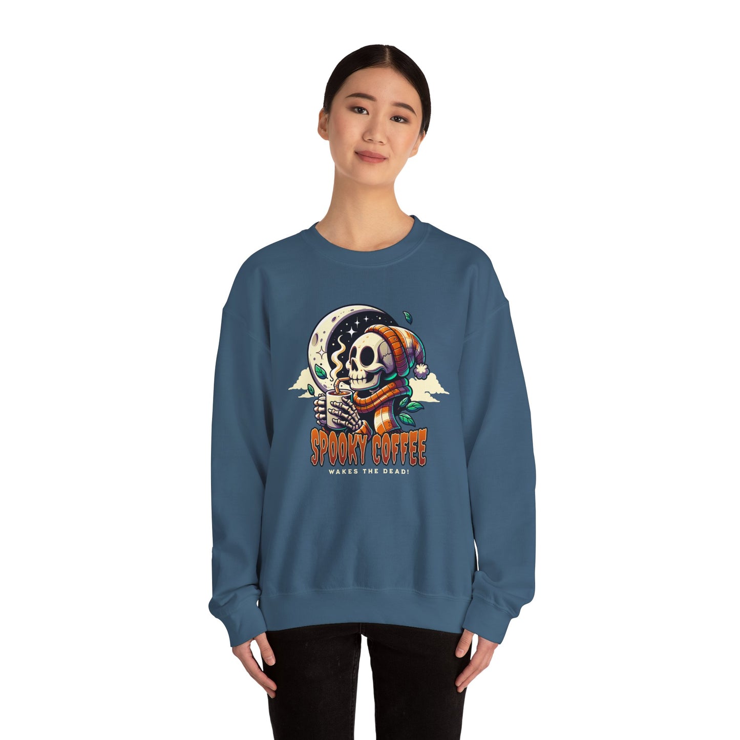 Spooky Coffee Crewneck Sweatshirt
