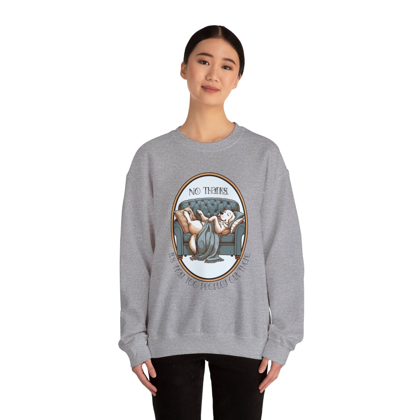 No Thanks Unisex Crewneck Sweatshirt