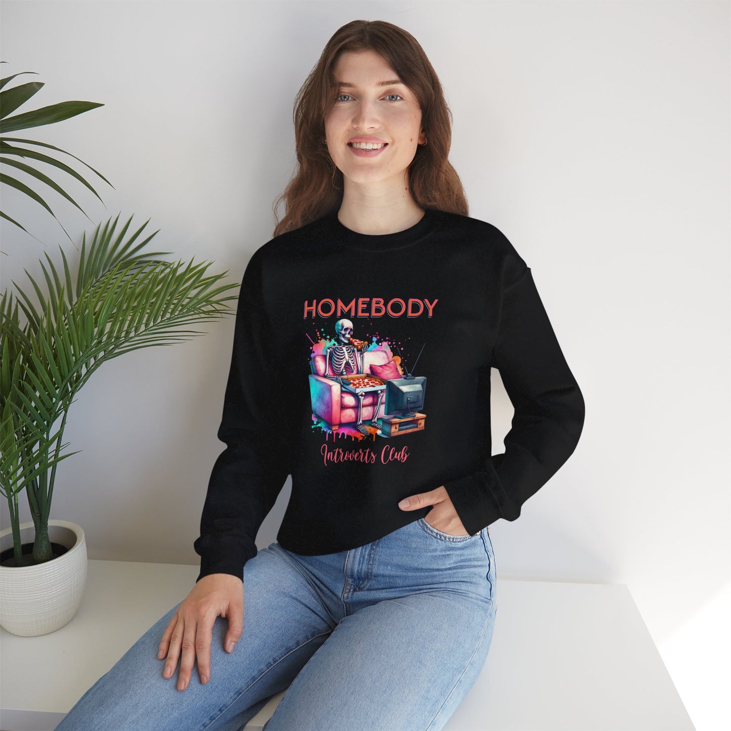 Homebody Unisex Crewneck Sweatshirt