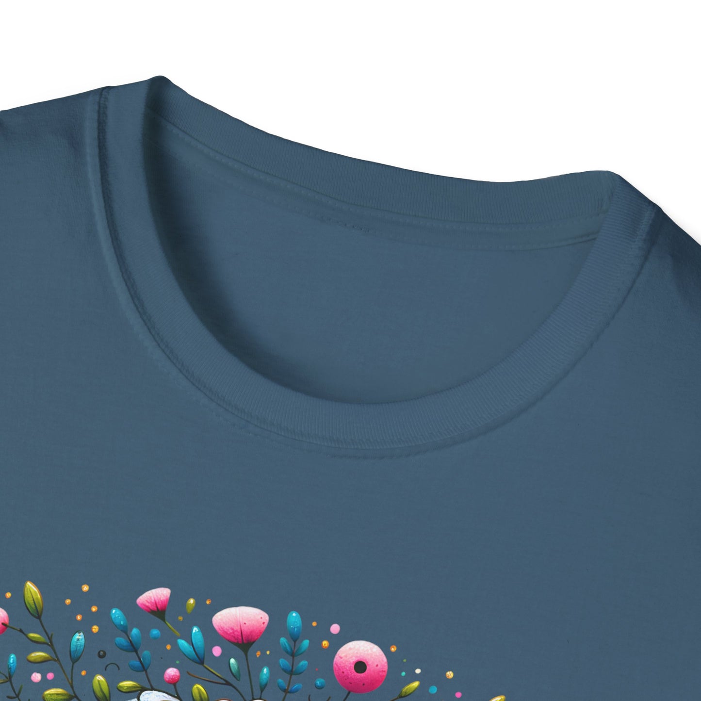 Floral Sugar Skull Unisex Graphic T-Shirt