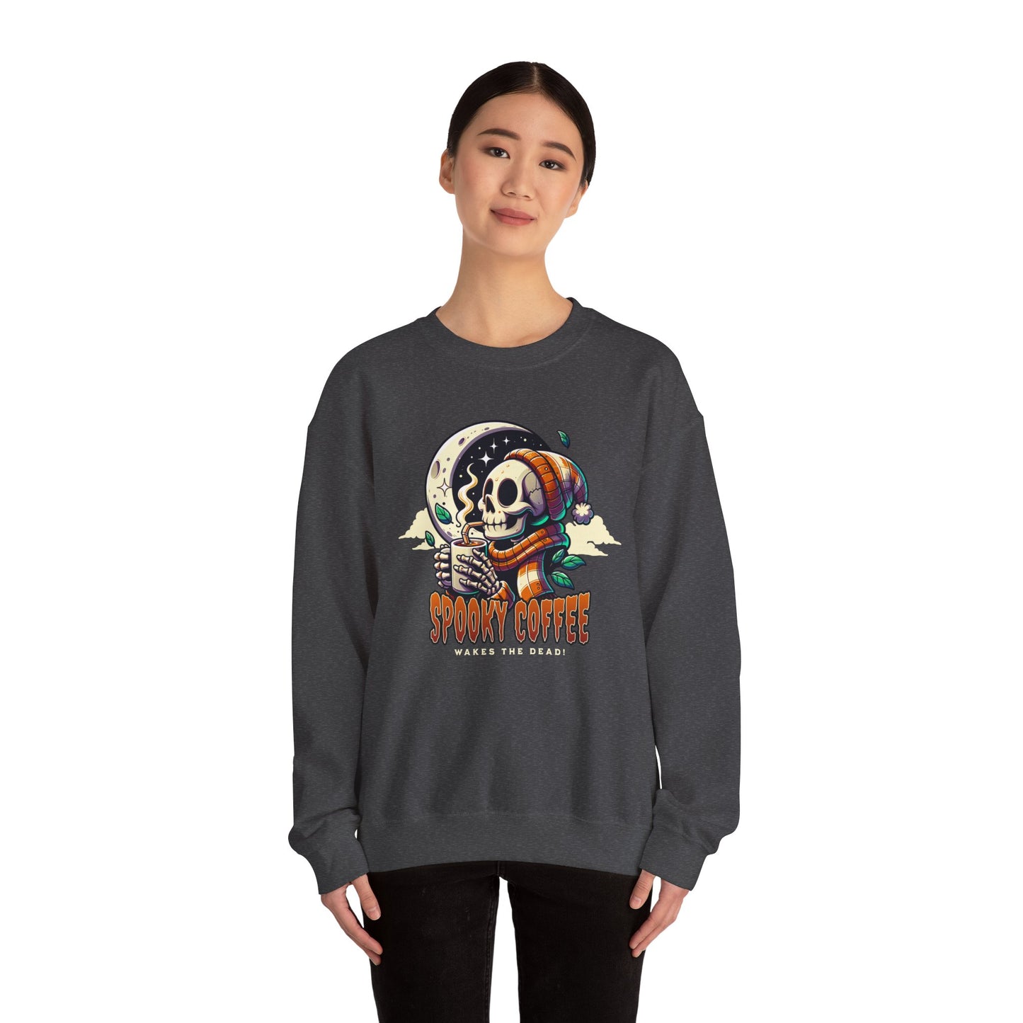Spooky Coffee Crewneck Sweatshirt