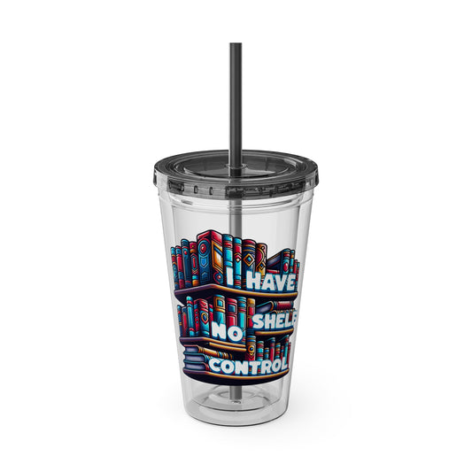 No Shelf Control 16oz Insulated Tumbler with Straw