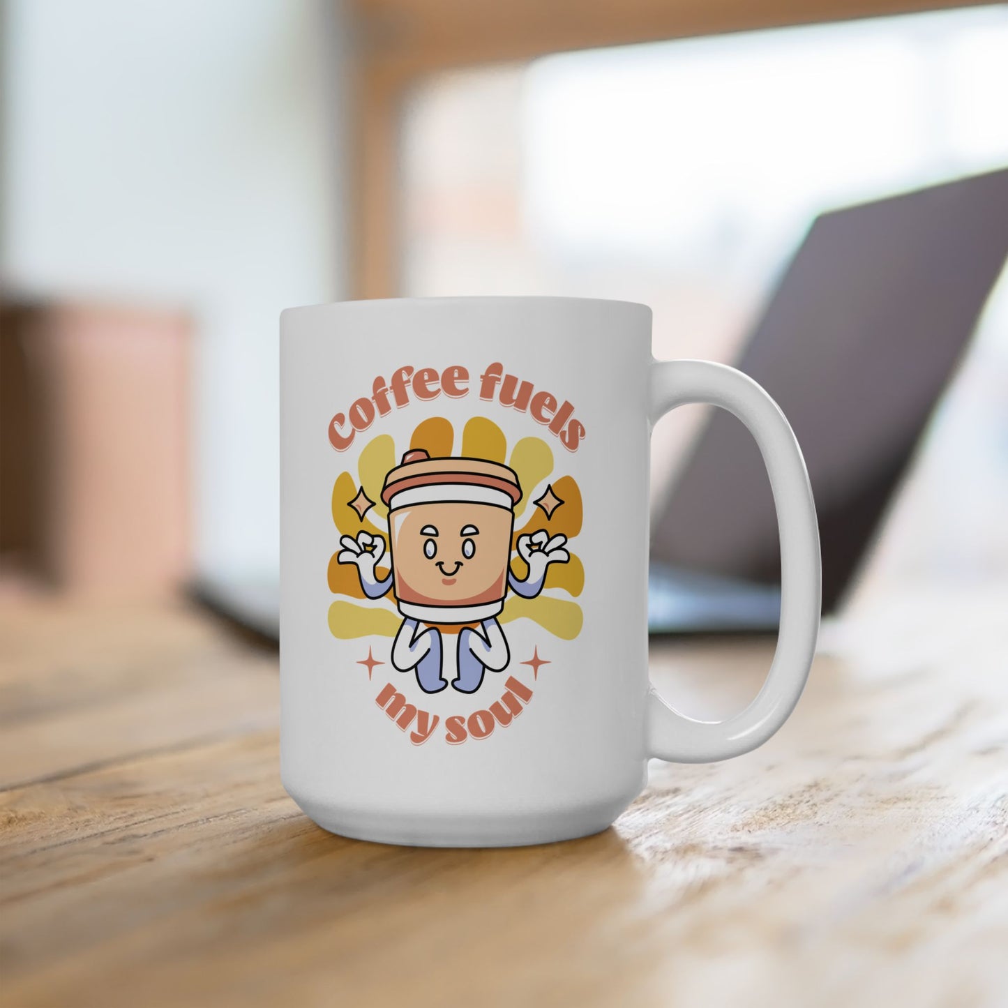 Coffee Fuels My Soul Ceramic Mug