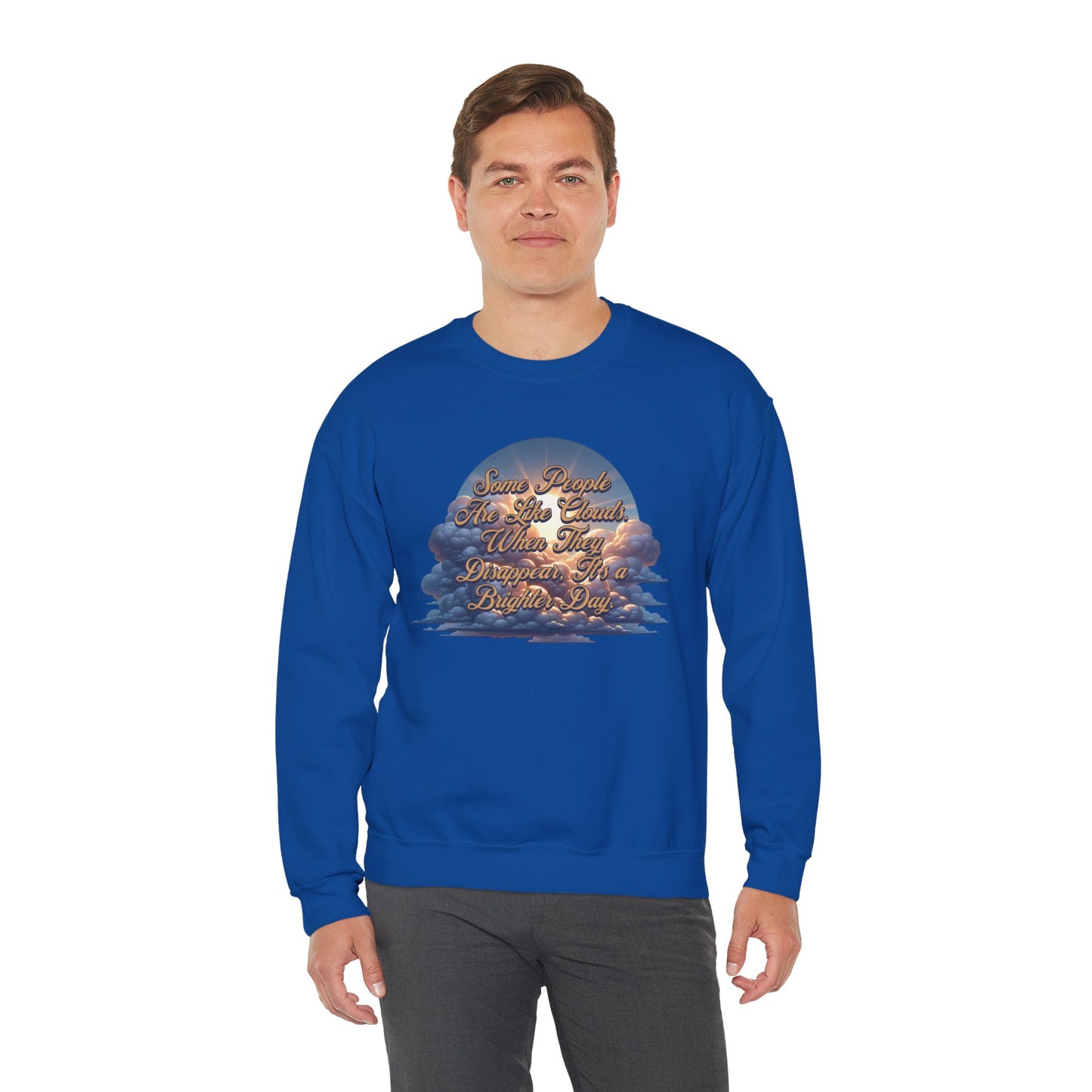 Cloudy People Unisex Crewneck Sweatshirt