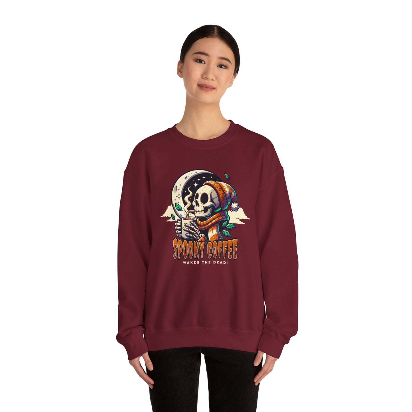 Spooky Coffee Crewneck Sweatshirt