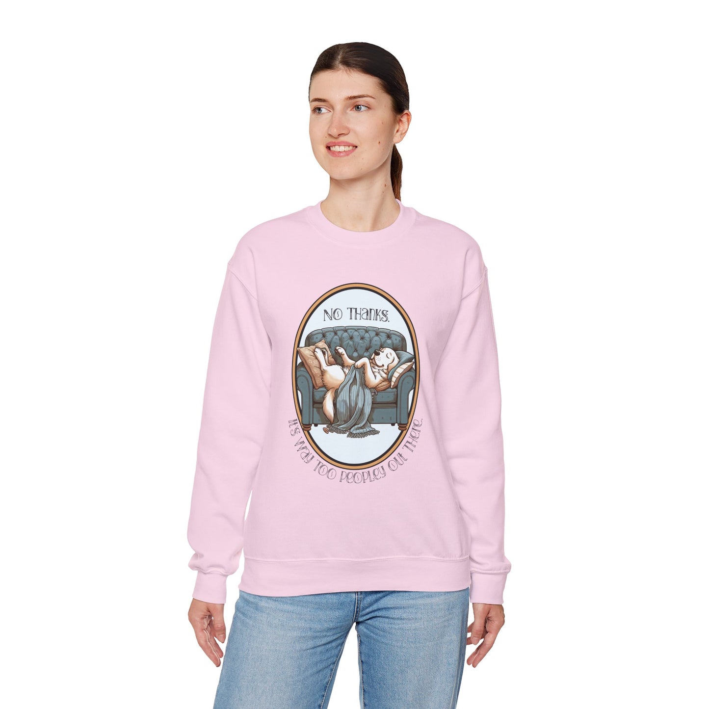 No Thanks Unisex Crewneck Sweatshirt