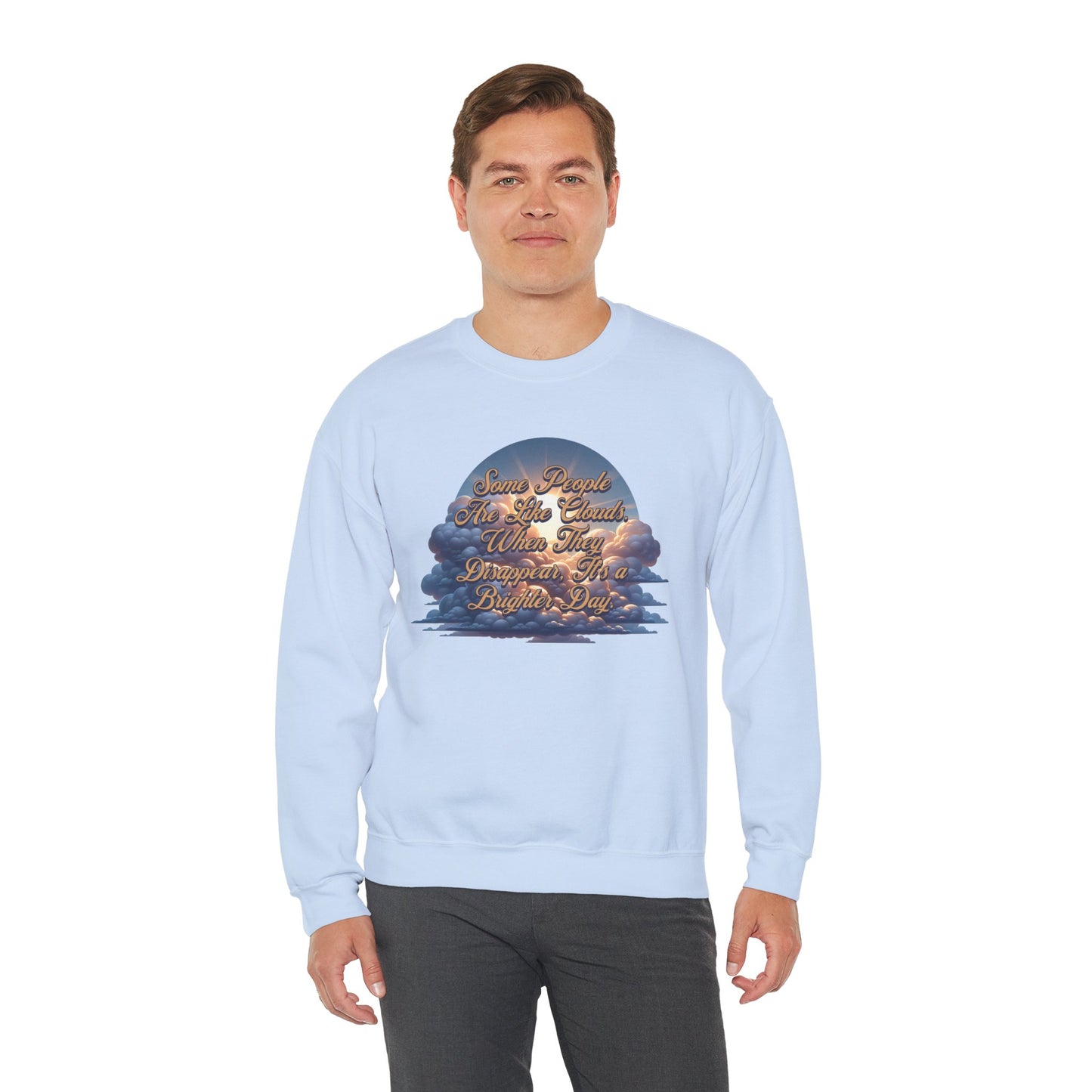 Cloudy People Unisex Crewneck Sweatshirt