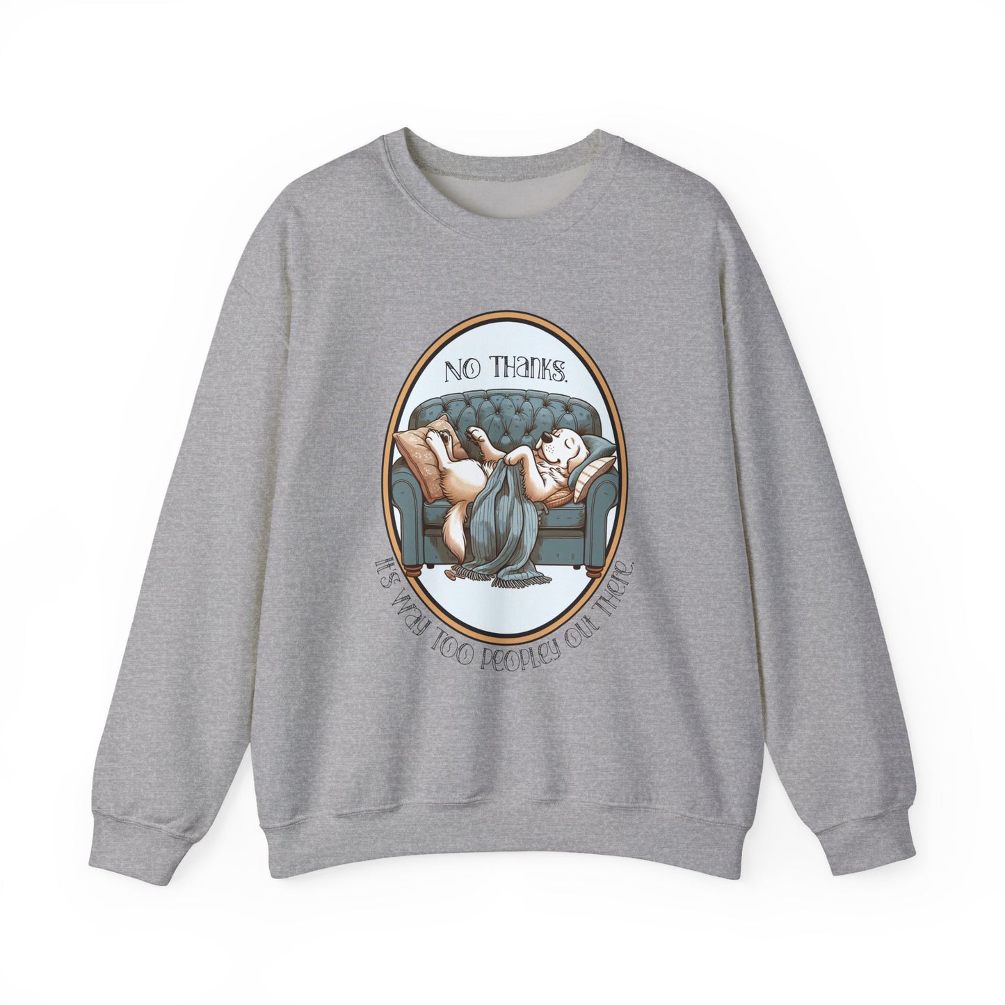 No Thanks Unisex Crewneck Sweatshirt