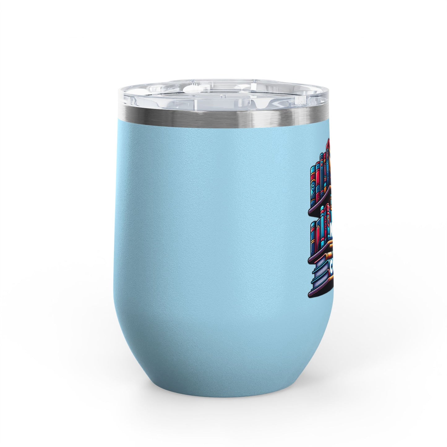 No Shelf Control 12oz Insulated Wine Tumbler