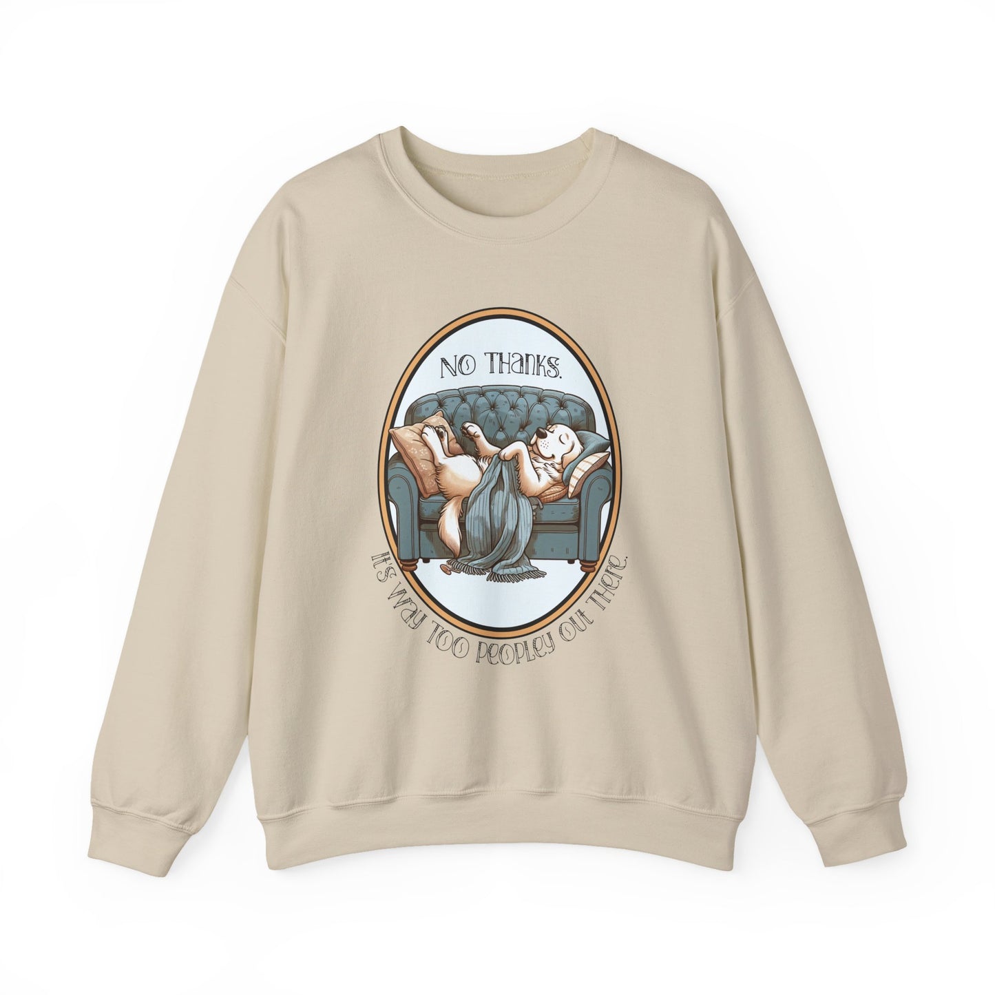 No Thanks Unisex Crewneck Sweatshirt