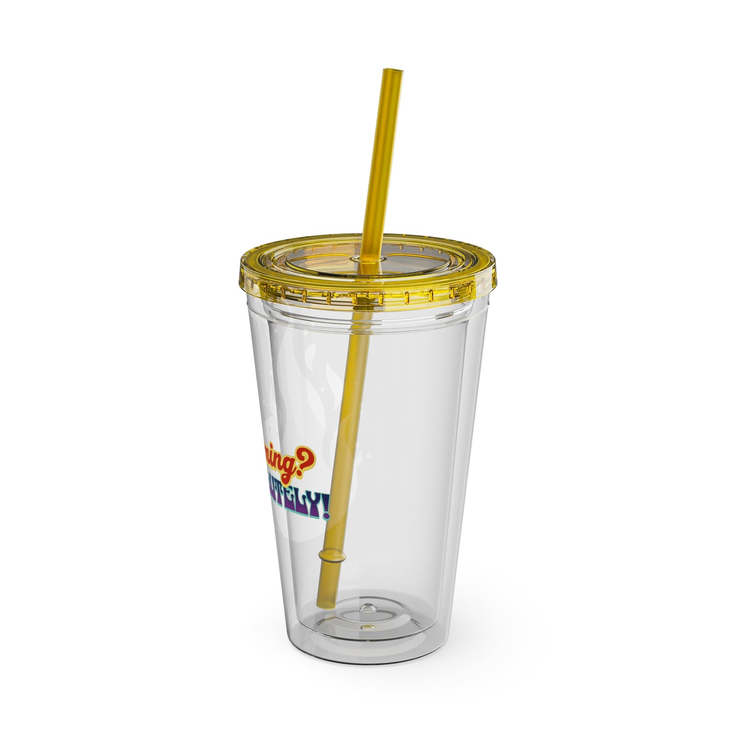 Flaming Pride 16oz Insulated Tumbler with Straw