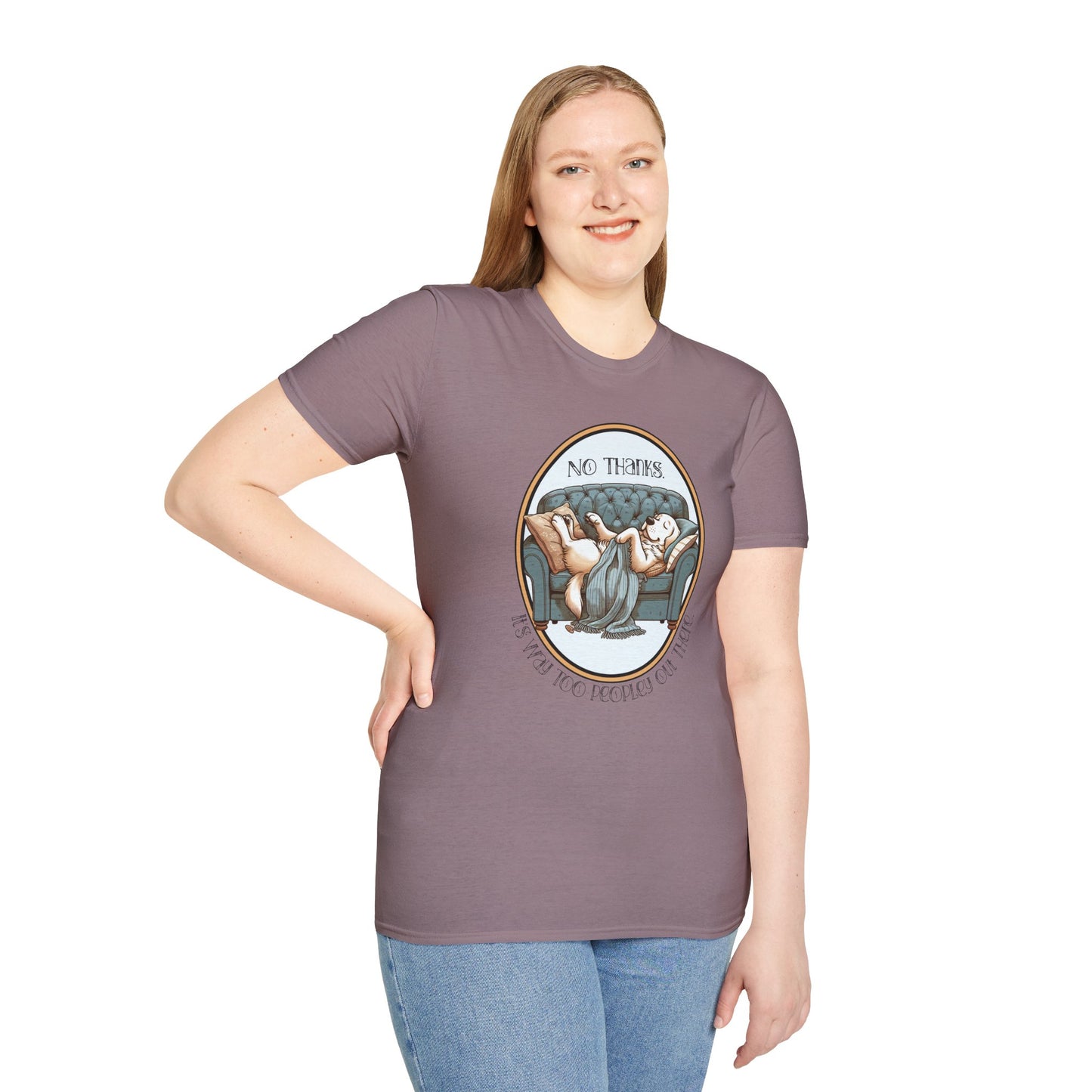 Way Too Peopley Out There Unisex Graphic T-Shirt
