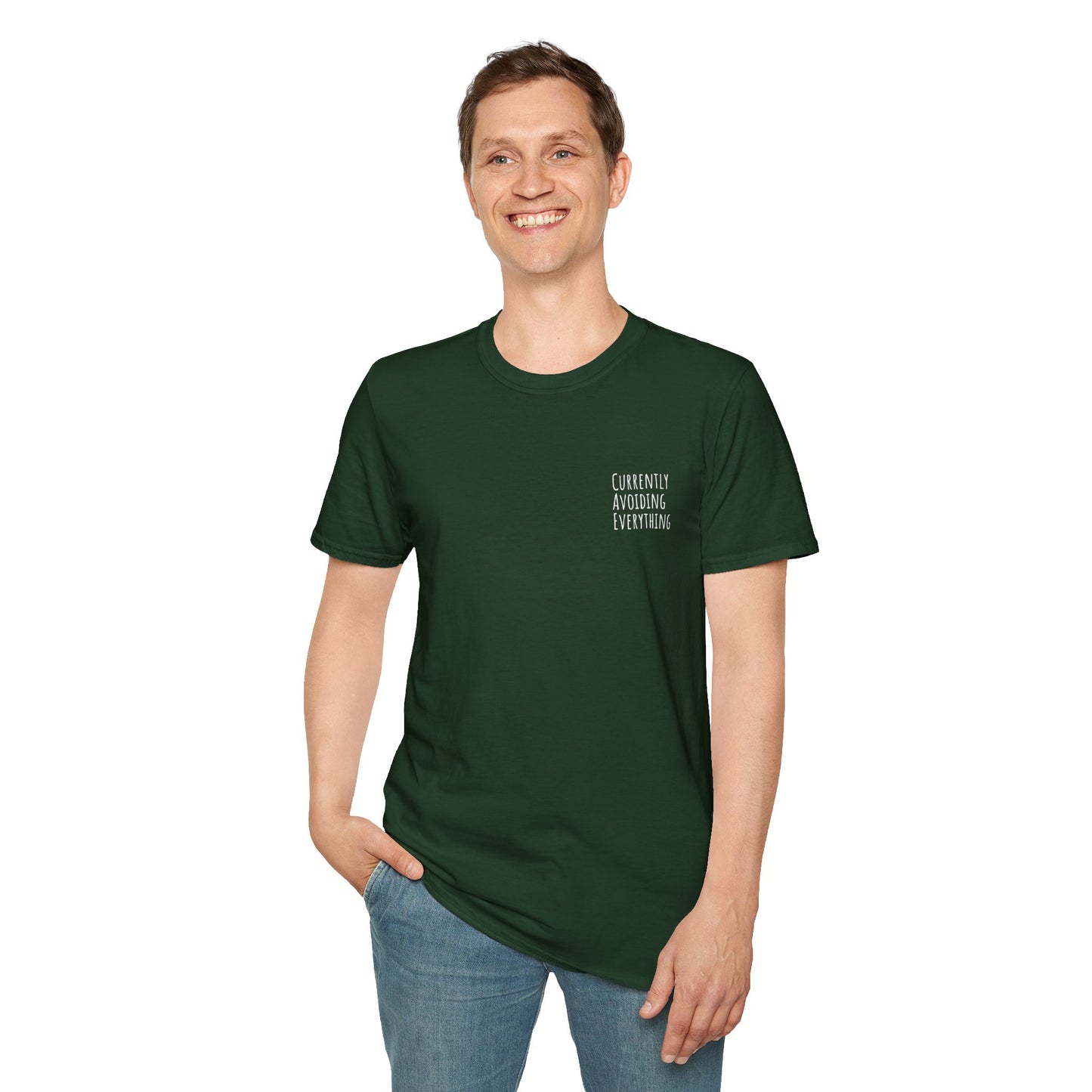 Currently Avoiding Everything Unisex T-Shirt