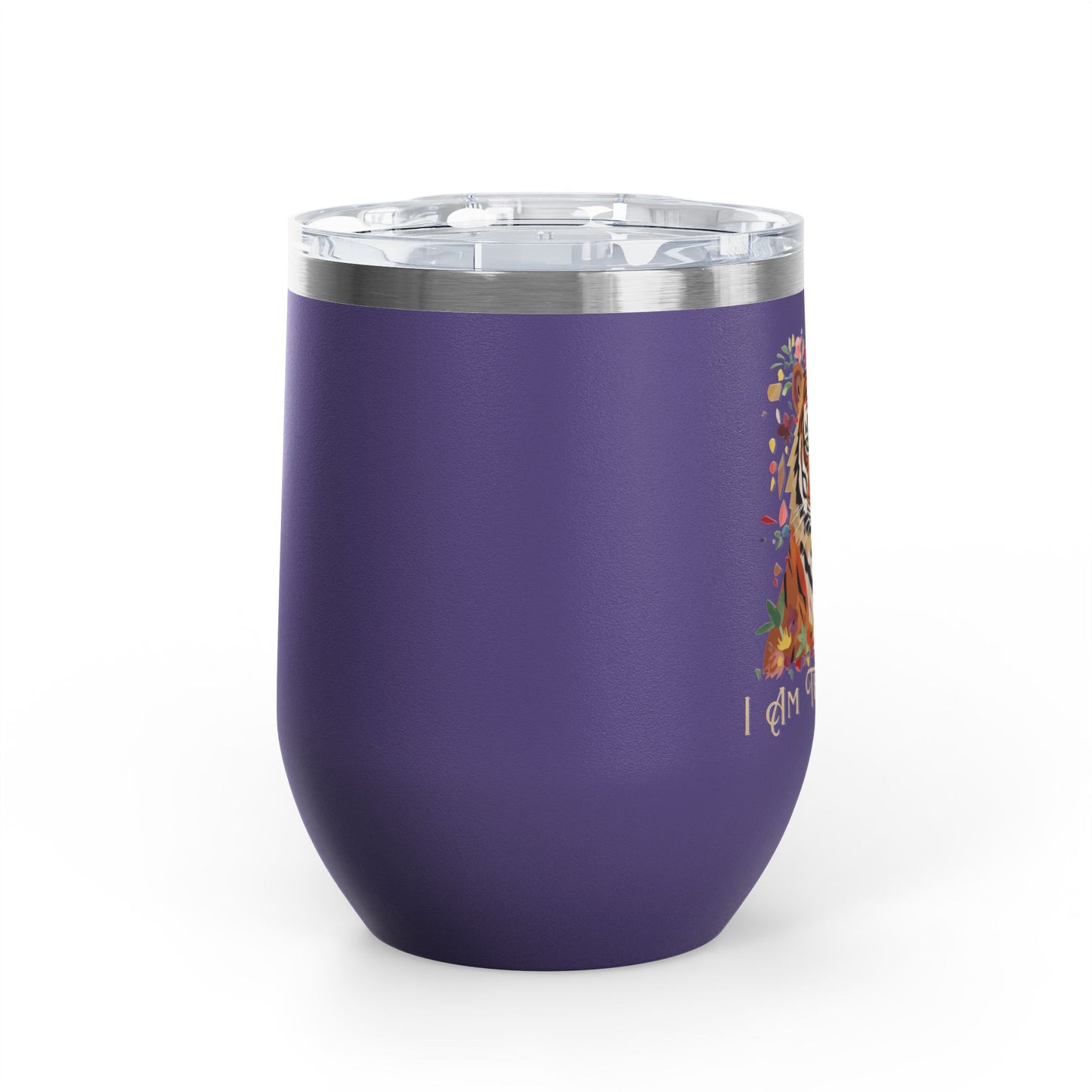I Am The Drama Tiger 12oz Insulated Wine Tumbler