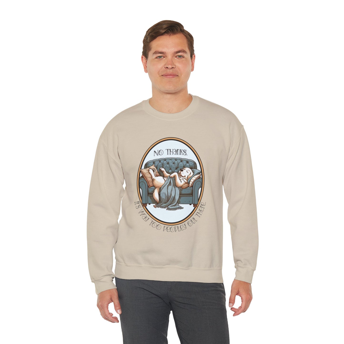 No Thanks Unisex Crewneck Sweatshirt