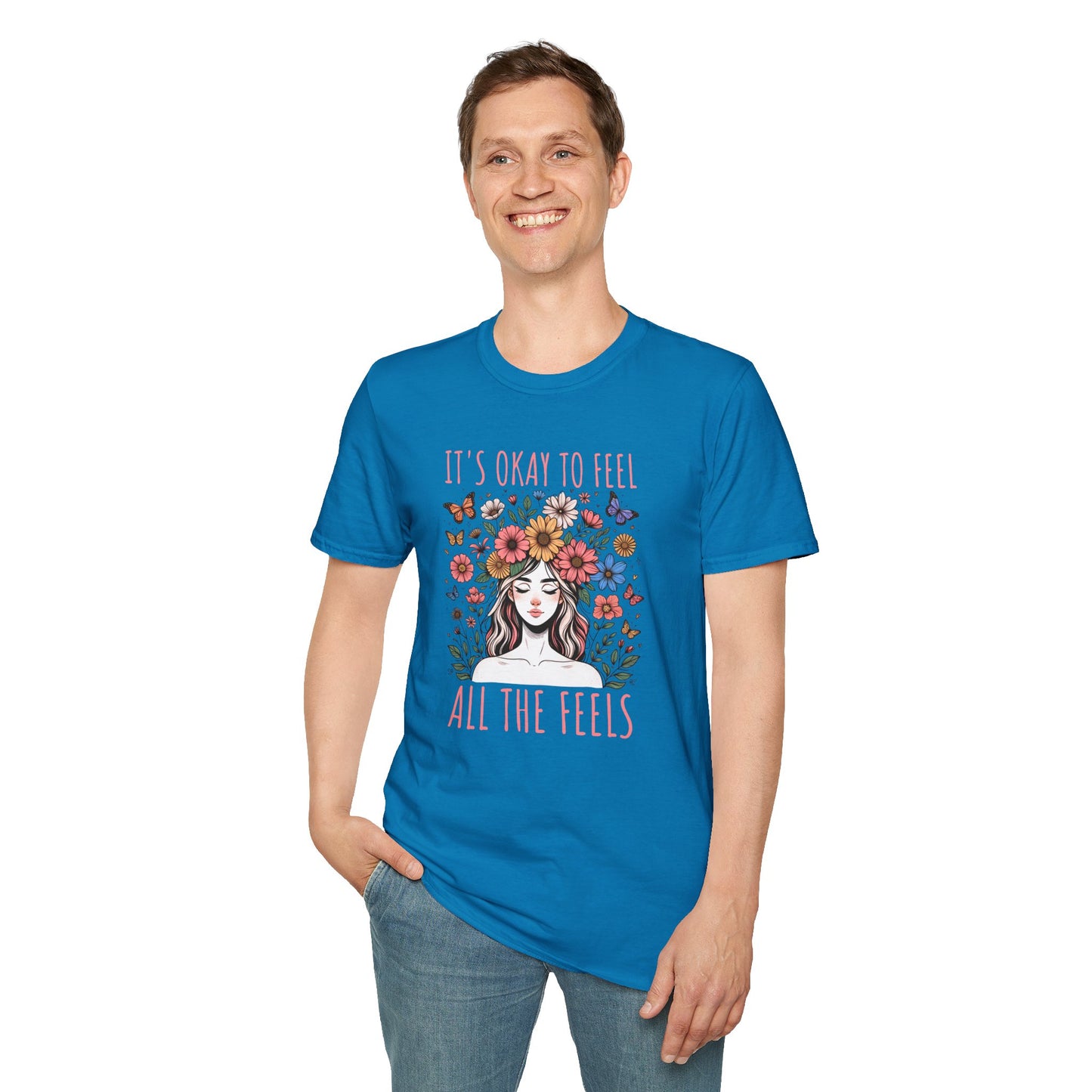 It's Okay to Feel All the Feels Unisex Graphic T-Shirt
