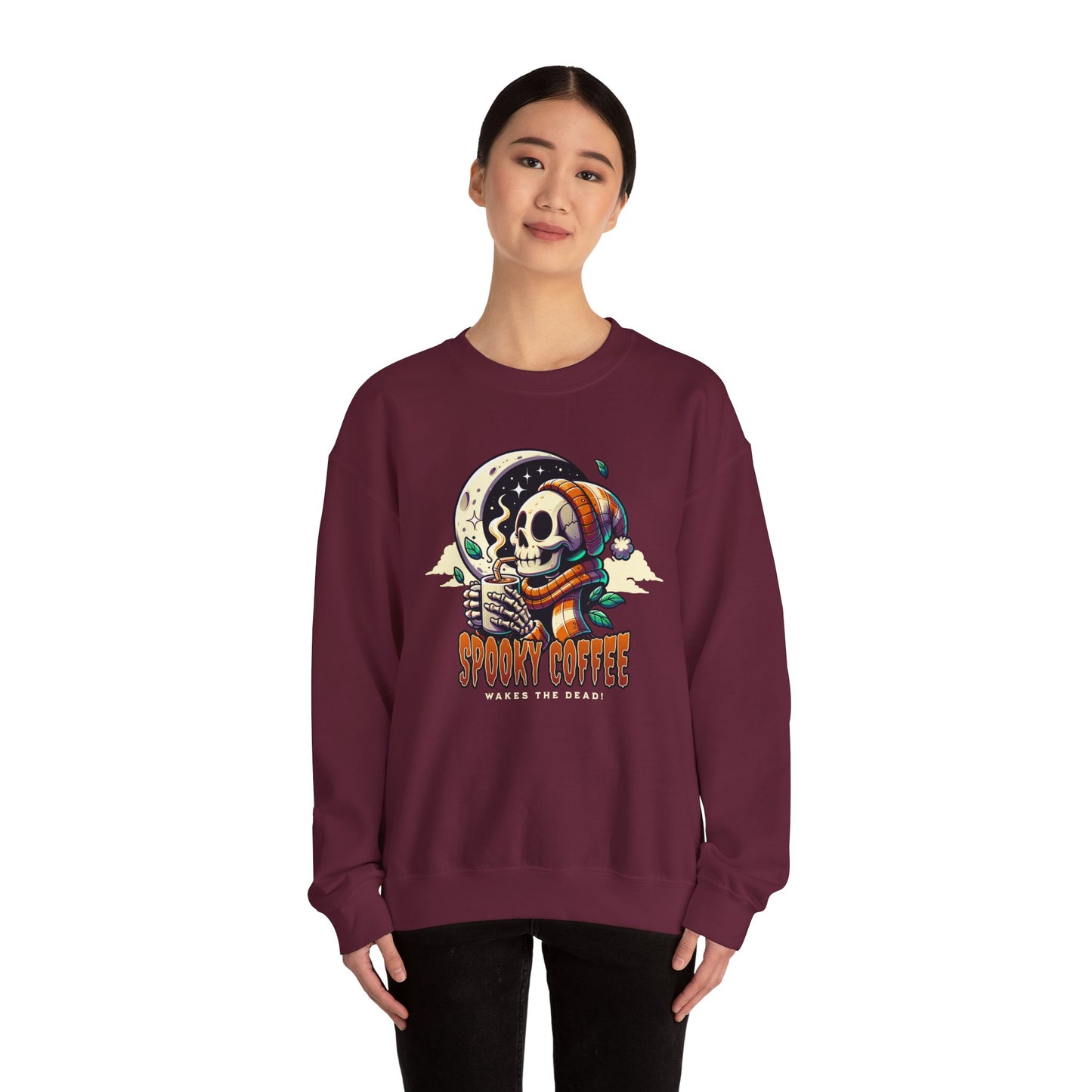 Spooky Coffee Crewneck Sweatshirt