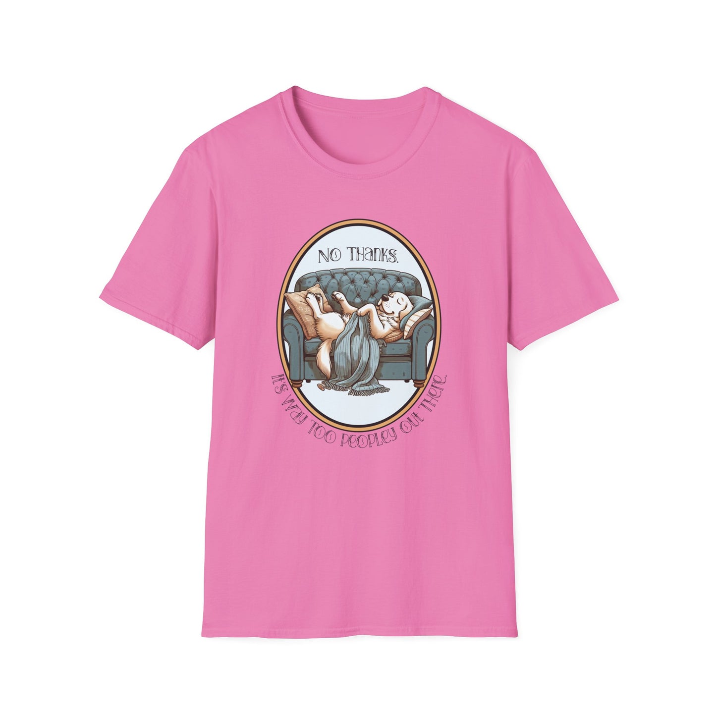 Way Too Peopley Out There Unisex Graphic T-Shirt