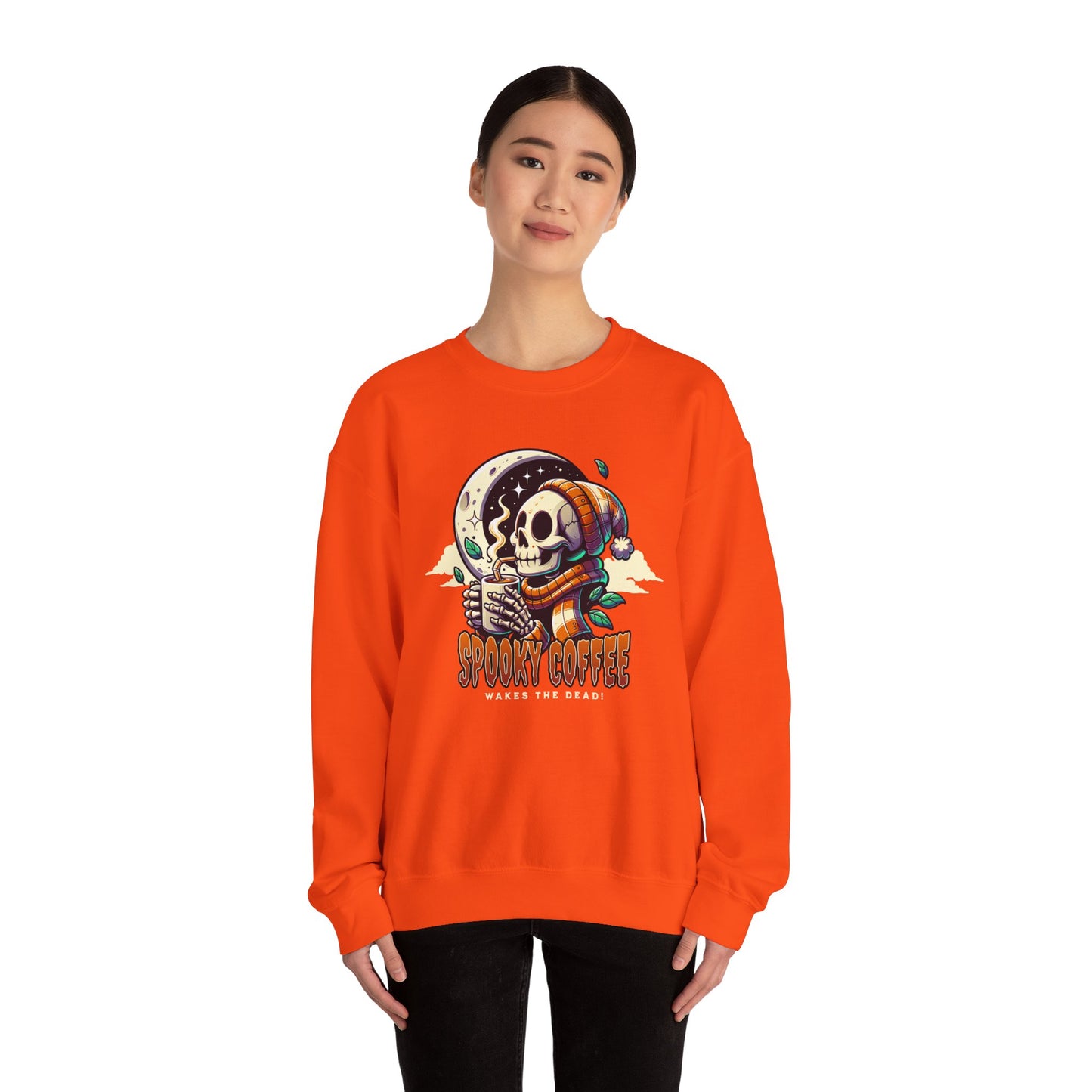 Spooky Coffee Crewneck Sweatshirt