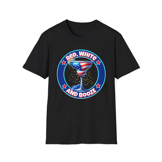 Red, White and Booze Unisex Graphic T-Shirt
