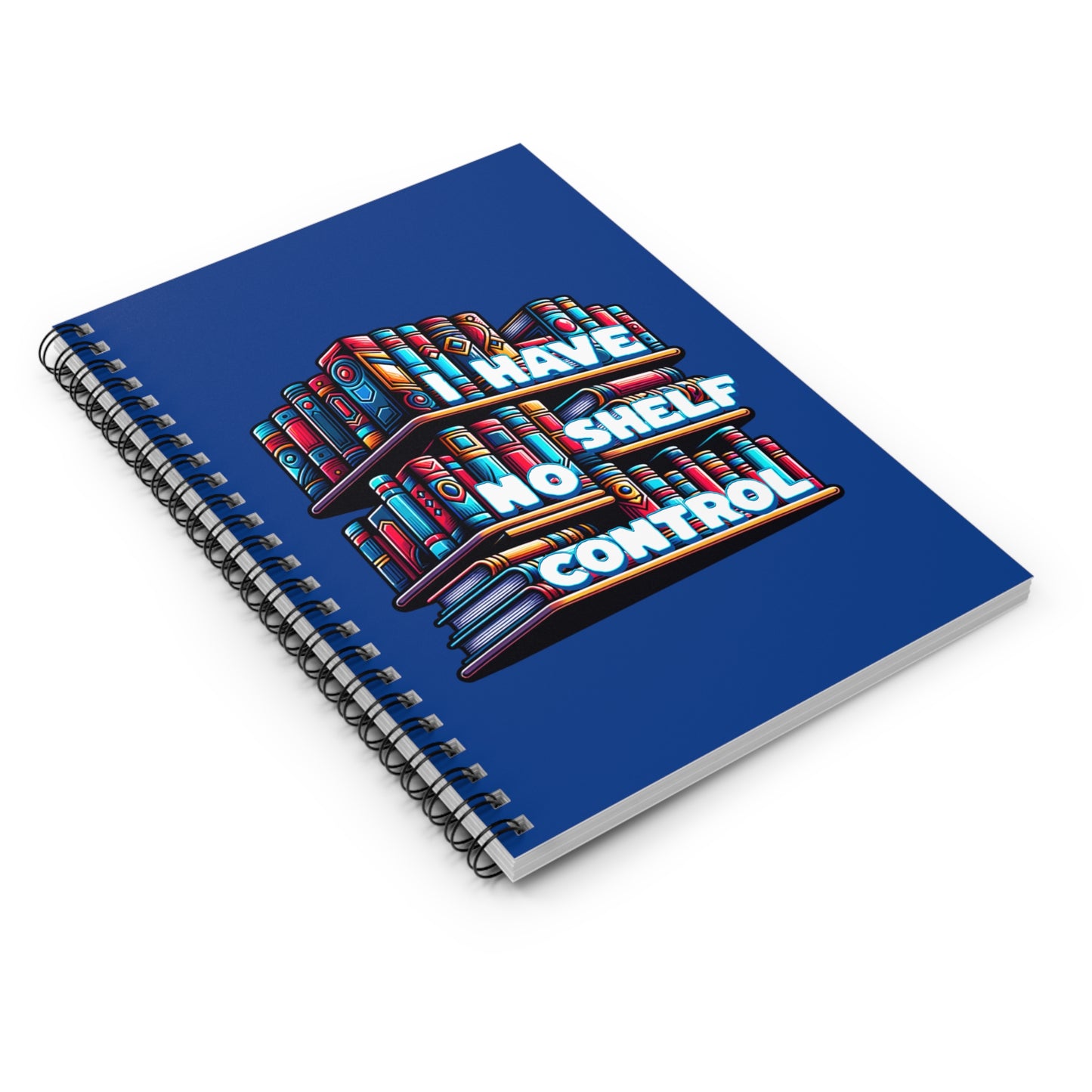 No Shelf Control Spiral Journal Notebook