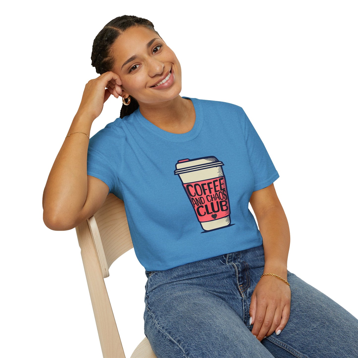 Coffee and Chaos Club Unisex T-Shirt