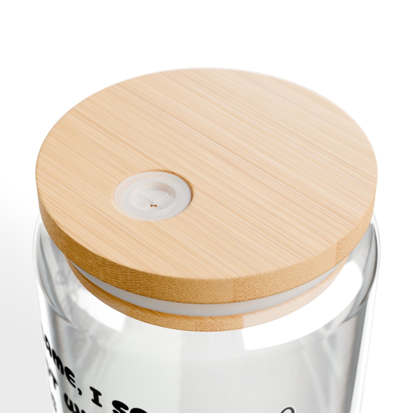 I Came, I Saw, I Forgot 16oz Sipper Glass with Bamboo Lid & Straw