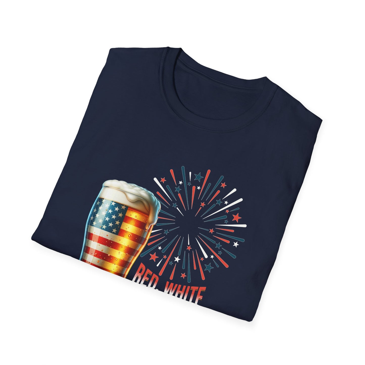 Red, White, & Brew Unisex Graphic T-Shirt