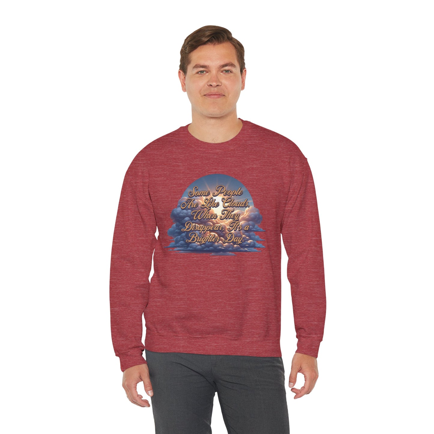 Cloudy People Unisex Crewneck Sweatshirt
