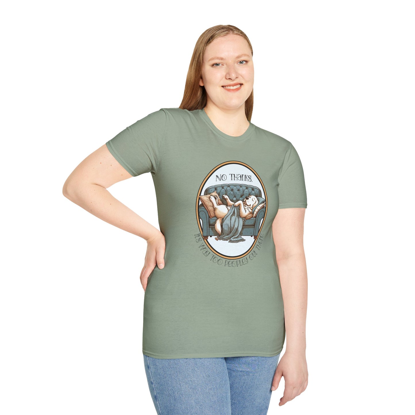 Way Too Peopley Out There Unisex Graphic T-Shirt