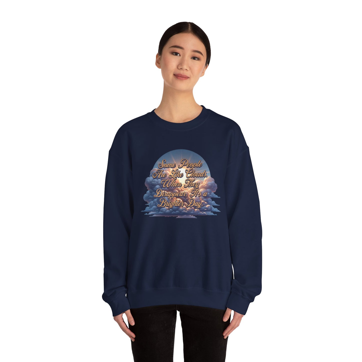 Cloudy People Unisex Crewneck Sweatshirt